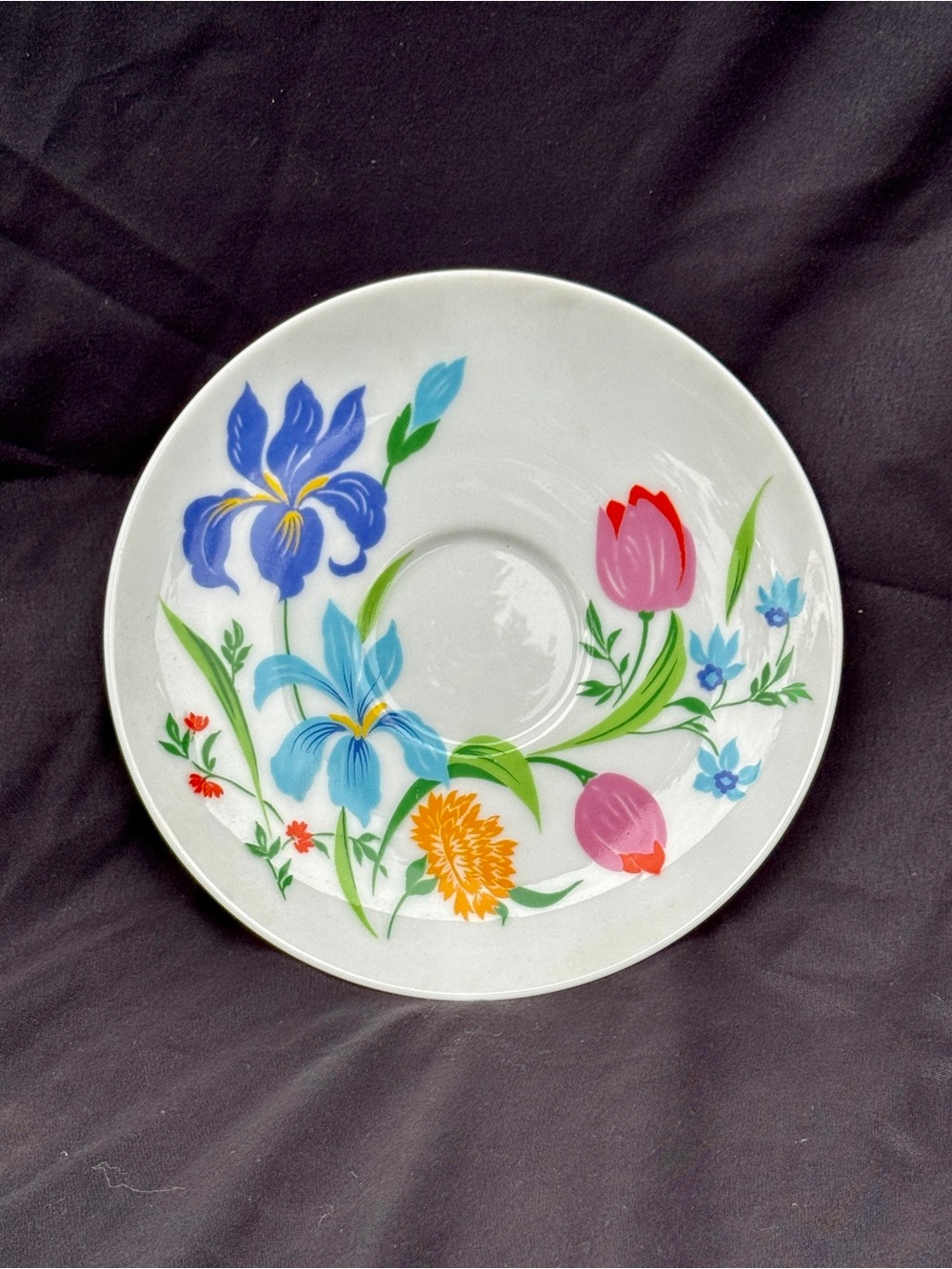 Vintage 1970s Heinrich Germany “Primavera” Saucers - Set of 5